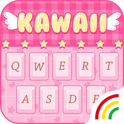 Pink Kawaii Keyboard Theme icon
