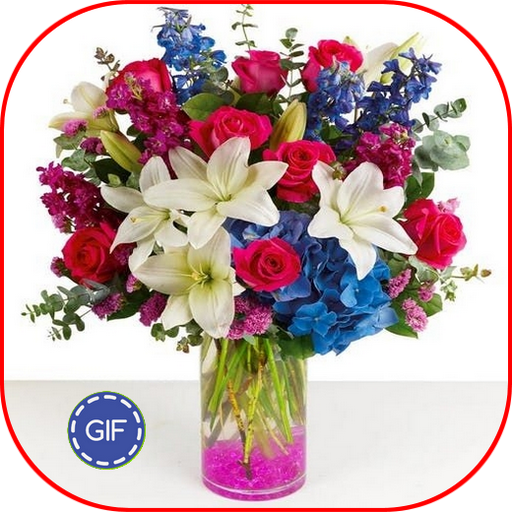 Bloem afbeeldingen geanimeerd icon