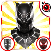 Black Panther Mask Photo Editor icon