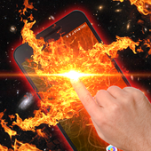 Amazing Fire burning on the screen Live Wallpaper icon