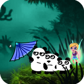 Fantasy 3 Pandas in Adventure Game icon
