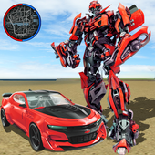 Super Robot Car Transforme Futuristic Supercar icon