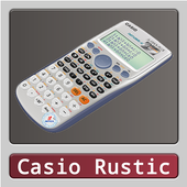 Casio calculator Rustic fx 991es 570 500 82 plus icon