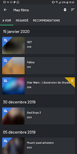 Cinopsys : Film, Show tracker screenshot 3