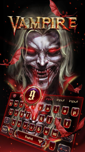 Vampire Demon Keyboard Theme screenshot 1