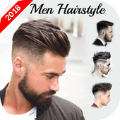 Men Hairstyle set my face 2018 icon