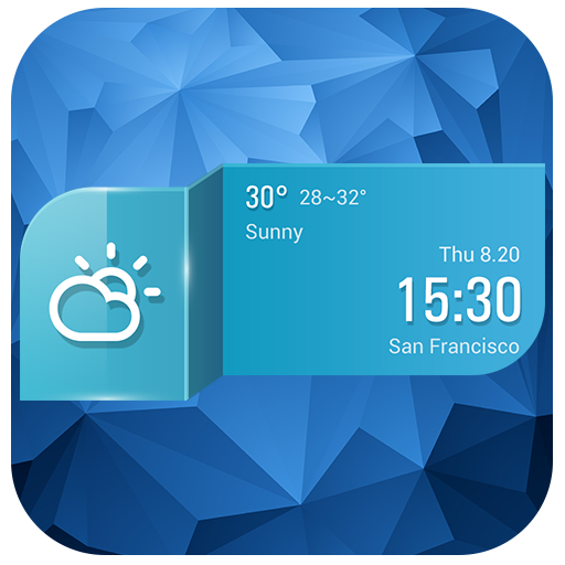 Rainy day weather app . icon