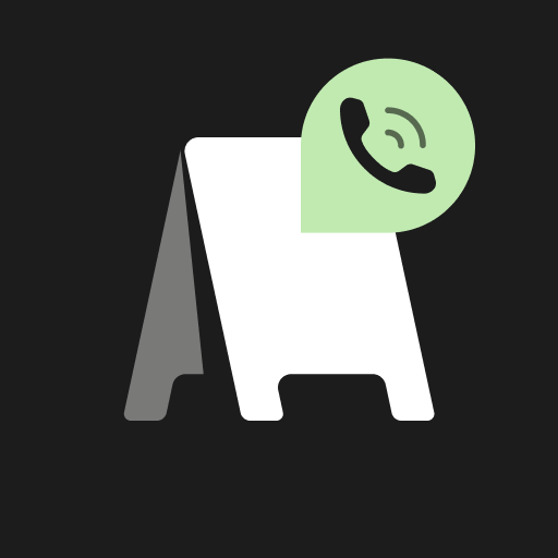 Chalkboard: Second phone number for business icon