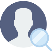 Profile visitors for facebook icon