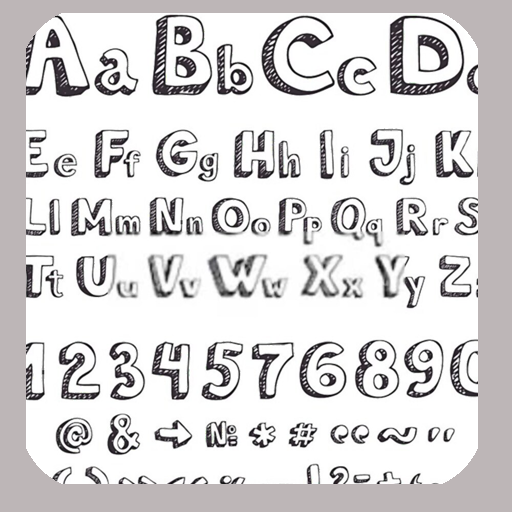 How To Draw Letters أيقونة