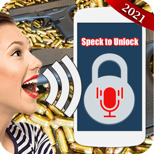 Gun Voice Lock Screen – Sniper Gun Theme icon