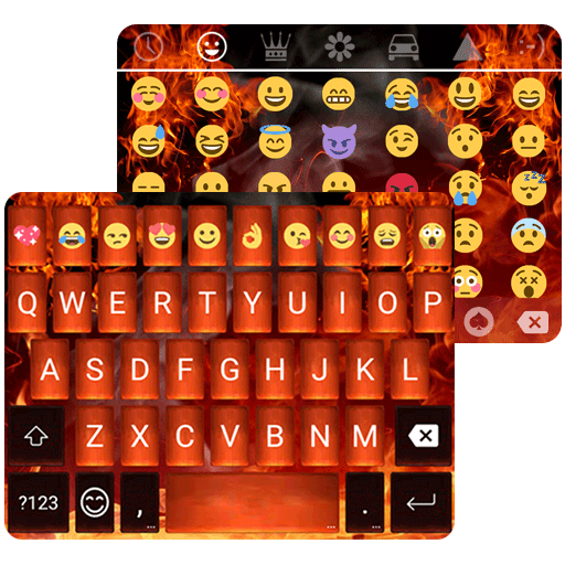 Neon Fire Keyboard 🔥Emoji Keyboard Theme icon