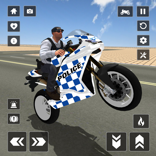 Police Stunt Bike Simulator icon