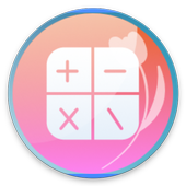 Simple scientific all-in-one calculator icon