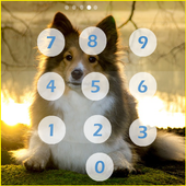 Dog lock screen icon