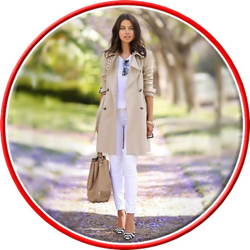 Long Coat Photo Montage  Girls icon