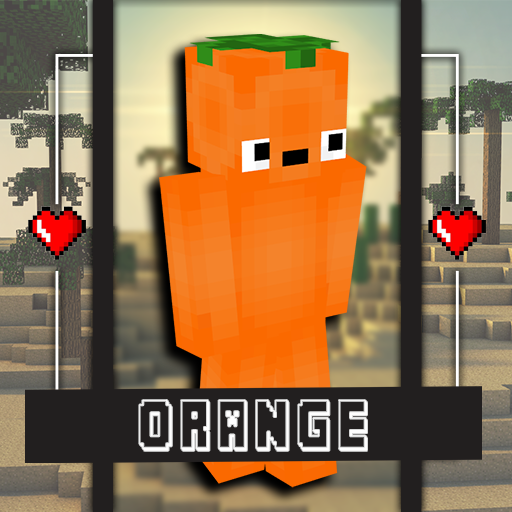 Skin Orange For Minecraft أيقونة