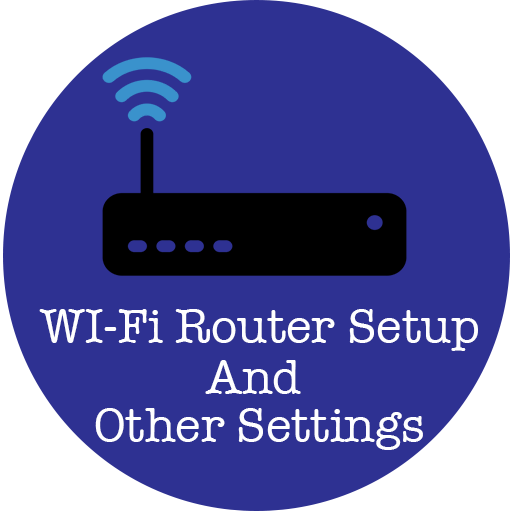 WiFi Router Setup And Other Settings icon