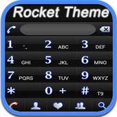 RocketDial Neon Black Theme on 9Apps