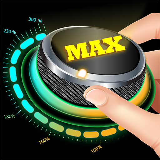 super max volume booster extra high sound booster icon