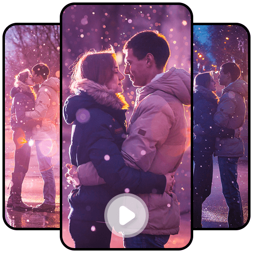 Full screen video song status icon