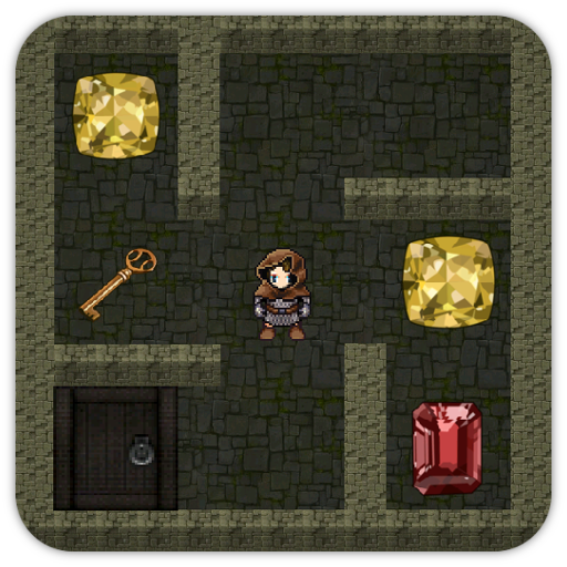 Maze dark labyrinth and exploration icon