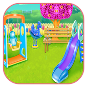 limpieza de jardines infantiles icon