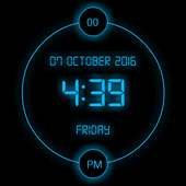 LED Digital clock LWP on 9Apps