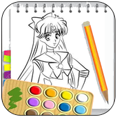 Learn to draw sailor moon icon
