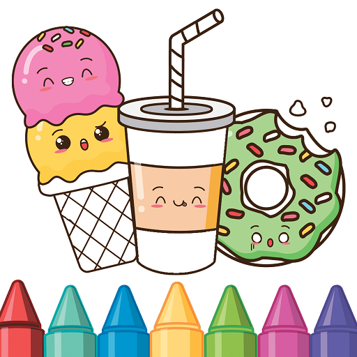 How to Draw - Food Coloring Game Free icon
