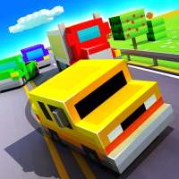 Blocky Highway: Traffic Racing on 9Apps