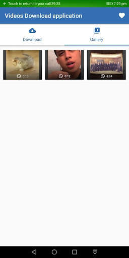Videos Download Application screenshot 3