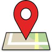 تحديد المواقع أيقونة