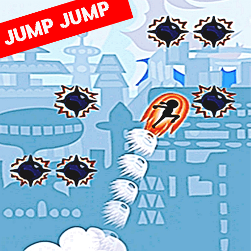 Stickman jump jump icon