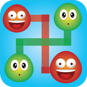 Connect the dots - Smiley face icon