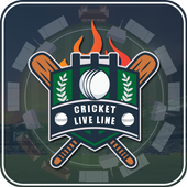 Cricket live line icon