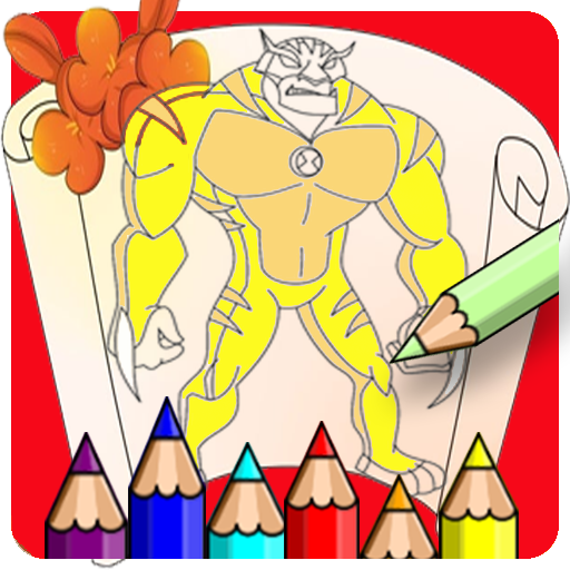 Ben Coloring 10 Ultimate Heros Aliens icon