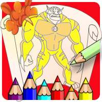 Ben Coloring 10 Ultimate Heros Aliens