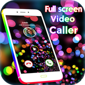 Full Screen Video Caller ID 2018 icon
