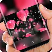 Rose Keyboard Pink Flower Petal on 9Apps