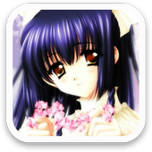 Sweet Anime Girl Wallpaper icon