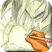 how to draw dbz أيقونة