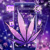 Galaxy Colorful Leaf launcher Theme icon