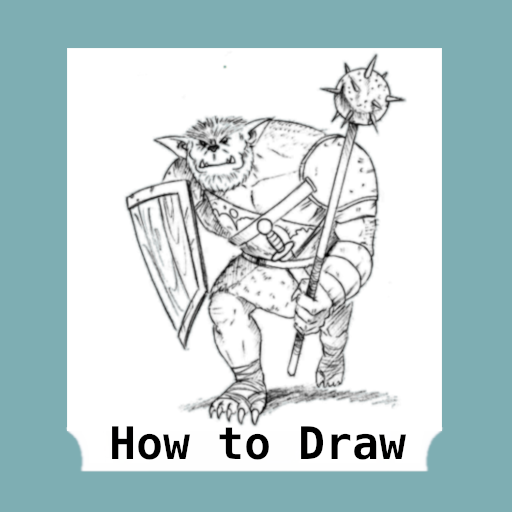 Drawing mythical creatures icon
