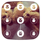 Teddy Pattern Lock Screen icon
