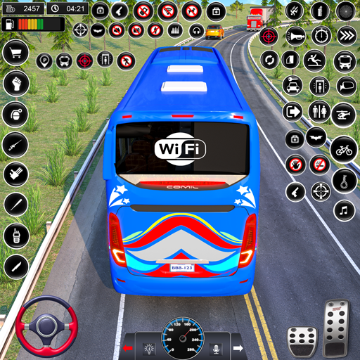 US Coach Bus Simulator Games icon