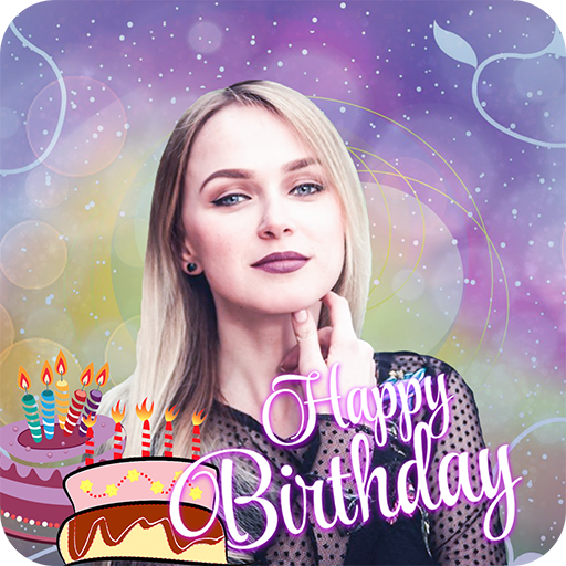 Birthday Photo Editor - Photo on Birthday Cake icon