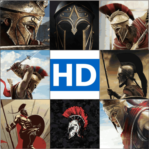 Spartan Warrior HD Wallpaper icon