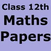 PDF Question papers Class 12th Maths Board on 9Apps