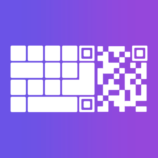 Barcode &amp; QR code Keyboard icon